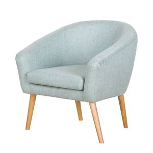 Fauteuil Ida II geweven stof beige - Mintkleurig