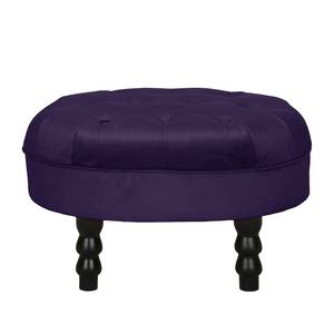 Fauteuil New Mill Microfibre - Violet foncé - Avec repose-pieds