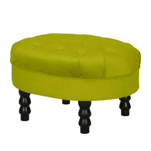 Fauteuil New Mill microvezel Grasgroen - Met hocker