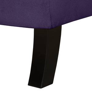 Fauteuil New Mill Microfibre - Violet foncé - Avec repose-pieds