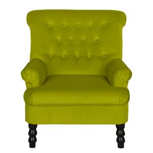 Fauteuil New Mill Microfibre - Vert gazon - Avec repose-pieds