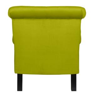 Fauteuil New Mill Microfibre - Vert gazon - Avec repose-pieds