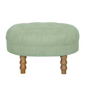 Fauteuil New Mill Tissu - Menthe - Avec repose-pieds