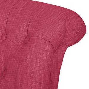 Fauteuil New Mill Tissu - Framboise - Sans repose-pieds