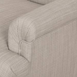 Fauteuil New Mill geweven stof Saharakleurig - Zonder hocker