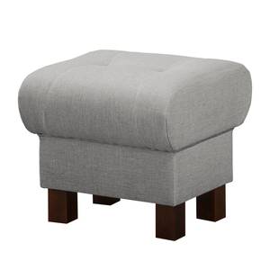 Fauteuil Outwell structuurstof - Platina - Met hocker