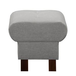 Fauteuil Outwell structuurstof - Platina - Met hocker