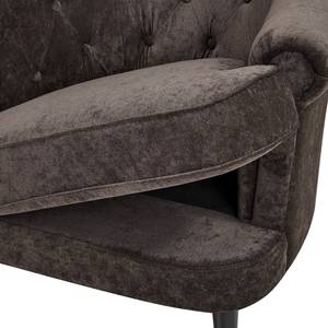 Fauteuil Paillet Velours - Havanna