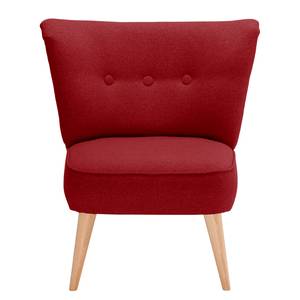 Fauteuil Bumberry Geweven stof Hanabi: Rood