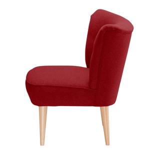 Fauteuil Bumberry Geweven stof Hanabi: Rood