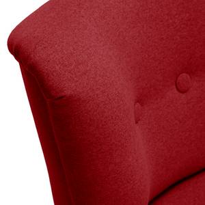 Fauteuil Bumberry Feutre - Tissu Hanabi: Rouge