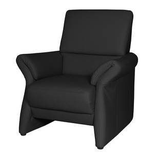 Fauteuil Patay echt leer - Zwart