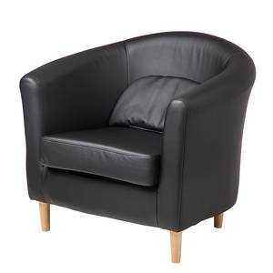 Fauteuil Philipp Cuir synthétique noir