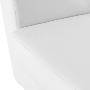 Fauteuil Philipp Cuir synthétique blanc