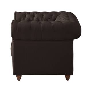 Chesterfield Sessel Pintano Webstoff - Espresso