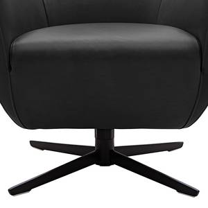 Fauteuil Polo III Cuir véritable - Anthracite