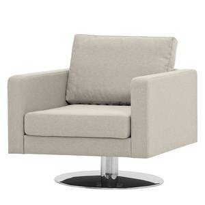 Draaifauteuil Portobello geweven stof Stof Selva: Beige