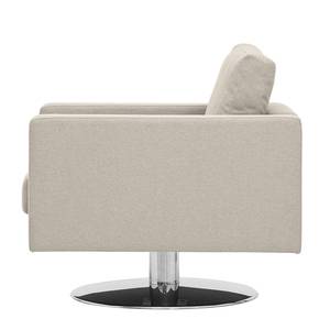 Fauteuil pivotant Portobello Tissu Tissu Selva : Beige