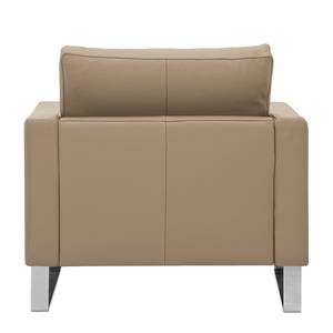 Fauteuil Portobello echt leer Echt leer Gad: Taupe - Beugelpoten