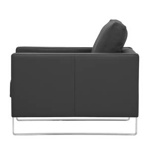 Fauteuil Portobello Cuir véritable Cuir véritable Gad : Anthracite - Luge