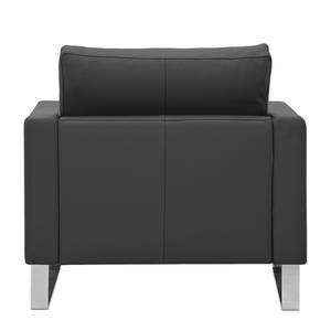 Fauteuil Portobello Cuir véritable Cuir véritable Gad : Anthracite - Luge