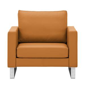 Fauteuil Portobello Cuir véritable Cuir véritable Gad : Cognac I - Luge