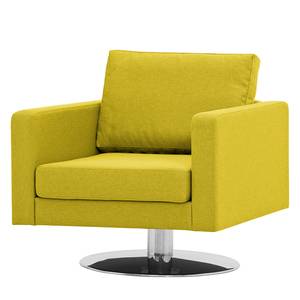 Fauteuil pivotant Portobello Tissu Tissu Milan : Jaune