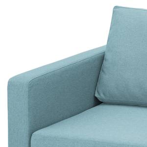 Draaifauteuil Portobello geweven stof Stof Selva: Lichtblauw