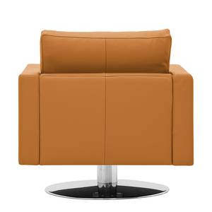 Fauteuil pivotant Portobello Cuir véritable - Cuir véritable Gad : Cognac I