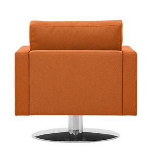 Fauteuil pivotant Portobello Tissu Tissu Milan : Marron rouille