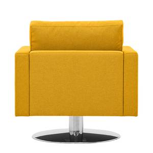 Fauteuil pivotant Portobello Tissu Tissu Selva : Jaune moutarde