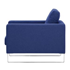 Fauteuil Portobello geweven stof Stof Ramira: Blauw - Beugelpoten