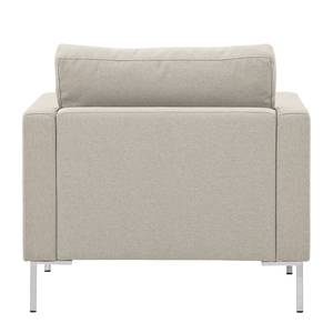 Fauteuil Portobello geweven stof Stof Selva: Beige - Hoekig