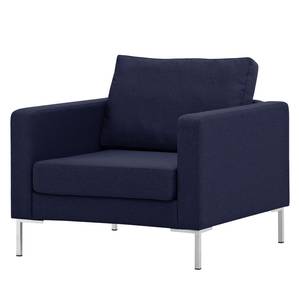 Fauteuil Portobello Tissu Tissu Milan : Bleu foncé - Angulaire