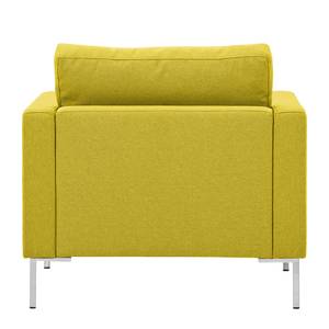 Fauteuil Portobello Tissu Tissu Milan : Jaune - Angulaire