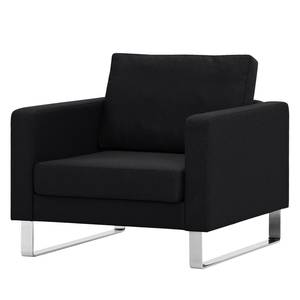 Fauteuil Portobello Tissu Tissu Selva : Anthracite - Luge