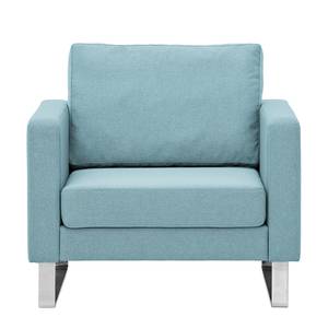 Fauteuil Portobello Tissu Tissu Selva : Bleu clair - Luge