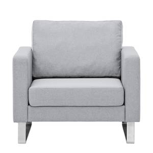 Fauteuil Portobello Tissu Tissu Milan : Gris clair - Luge