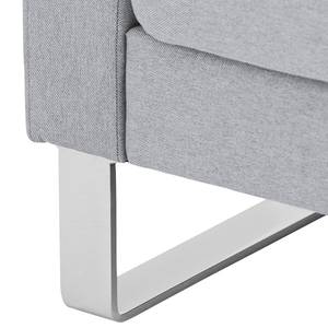 Fauteuil Portobello Tissu Tissu Milan : Gris clair - Luge