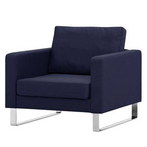 Fauteuil Portobello Tissu Tissu Milan : Bleu foncé - Luge