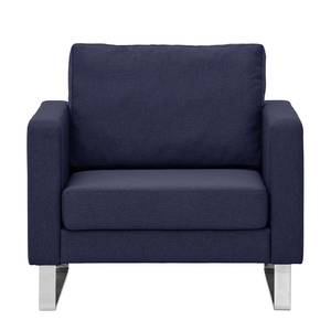 Fauteuil Portobello Tissu Tissu Milan : Bleu foncé - Luge