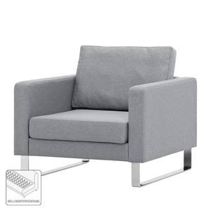 Fauteuil Portobello Tissu Tissu Ramira : Argenté - Luge