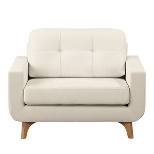 Fauteuil Postville structuurstof - Licht beige