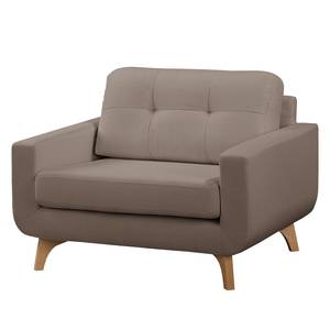 Fauteuil Postville structuurstof - Latte Macchiattokleurig