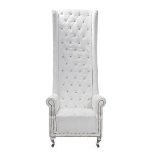 Fauteuil Queen White Polyester Blanc
