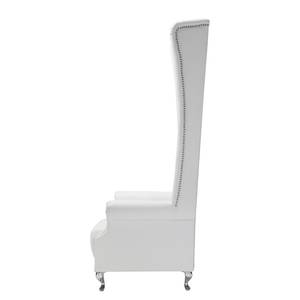 Sessel Queen White Kunstleder - Weiß