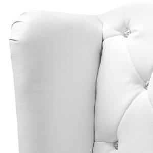 Fauteuil Queen White Polyester Blanc