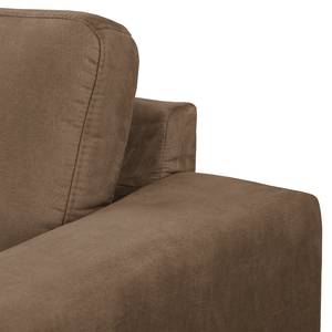 Fauteuil Ramilia Aspect cuir vieilli - Gris congo