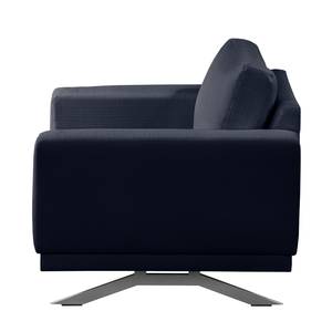 Fauteuil Ramilia structuurstof - Donkerblauw