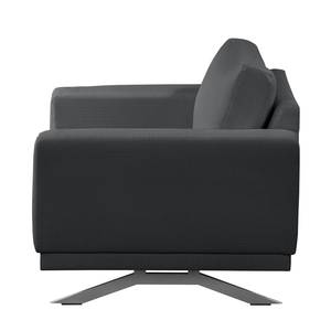 Fauteuil Ramilia Tissu structuré - Anthracite clair